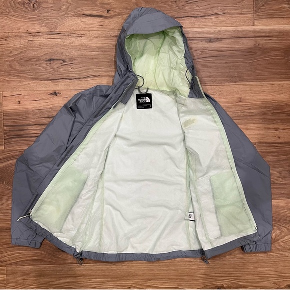 North Face Rain Jacket Hyvent Women Small Gray - Picture 2 of 9